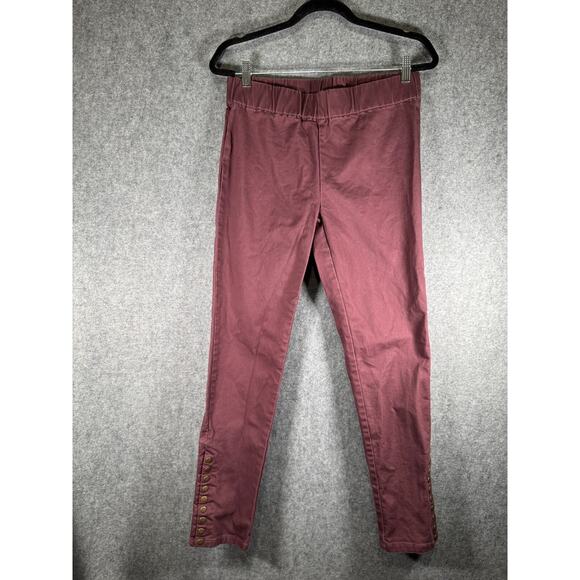 Soft Surrounding Pants Women Small Red Pull On Skinny Leg Stretch ankle Casual‎ - Picture 1 of 7